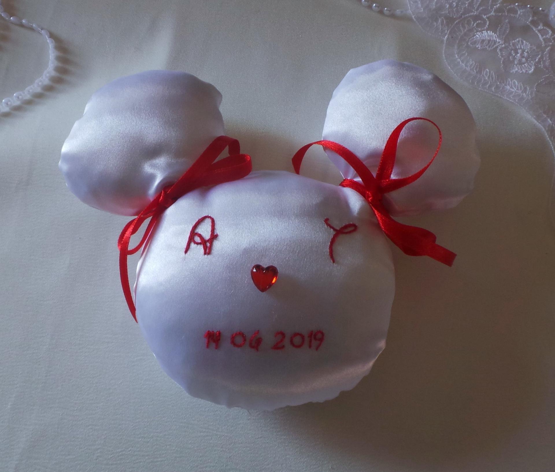 Coussin mariage mickey